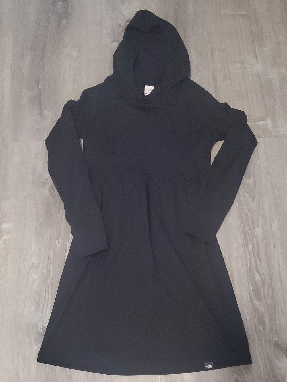 The North Face Women's Woodland Hooded Dress Long Sleeve Black Size M